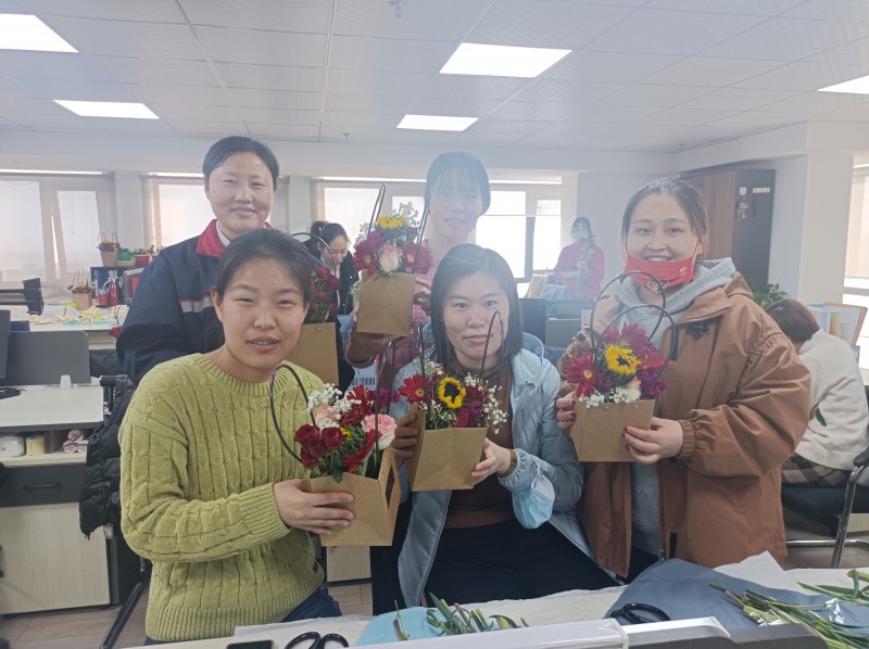 女神节主题插花活动